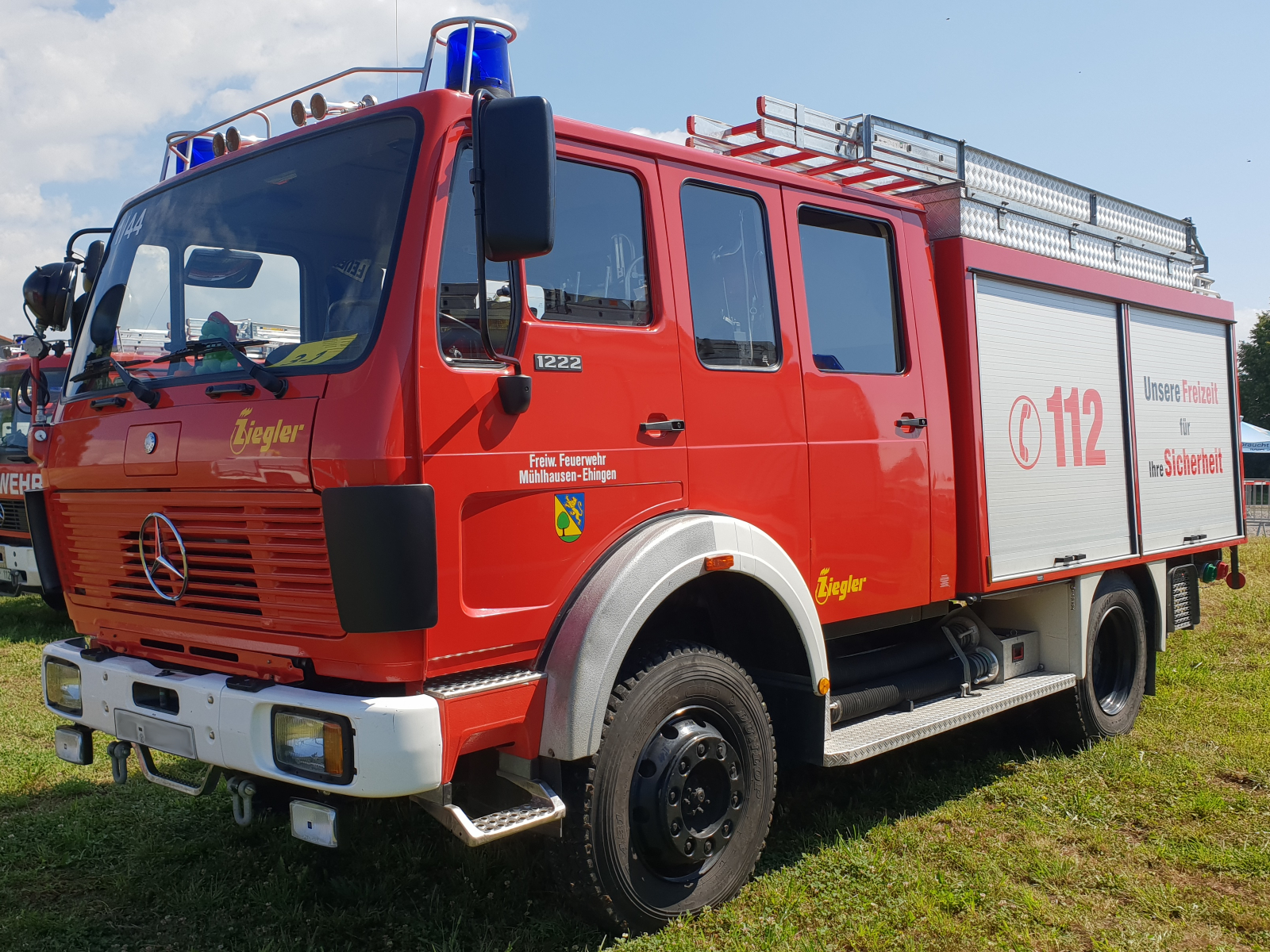 Mercedes Benz 1222 Feuerwehr mit Aufbau von Ziegler