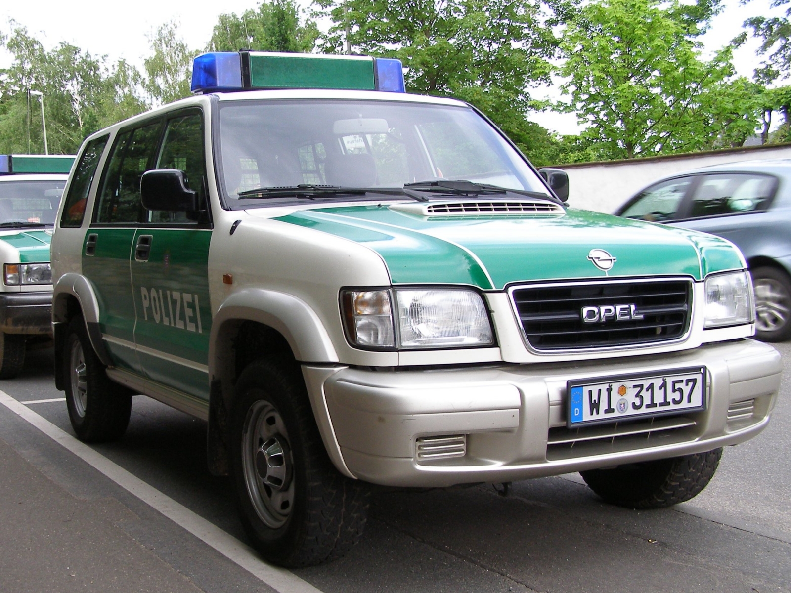 Opel Monterey Polizei