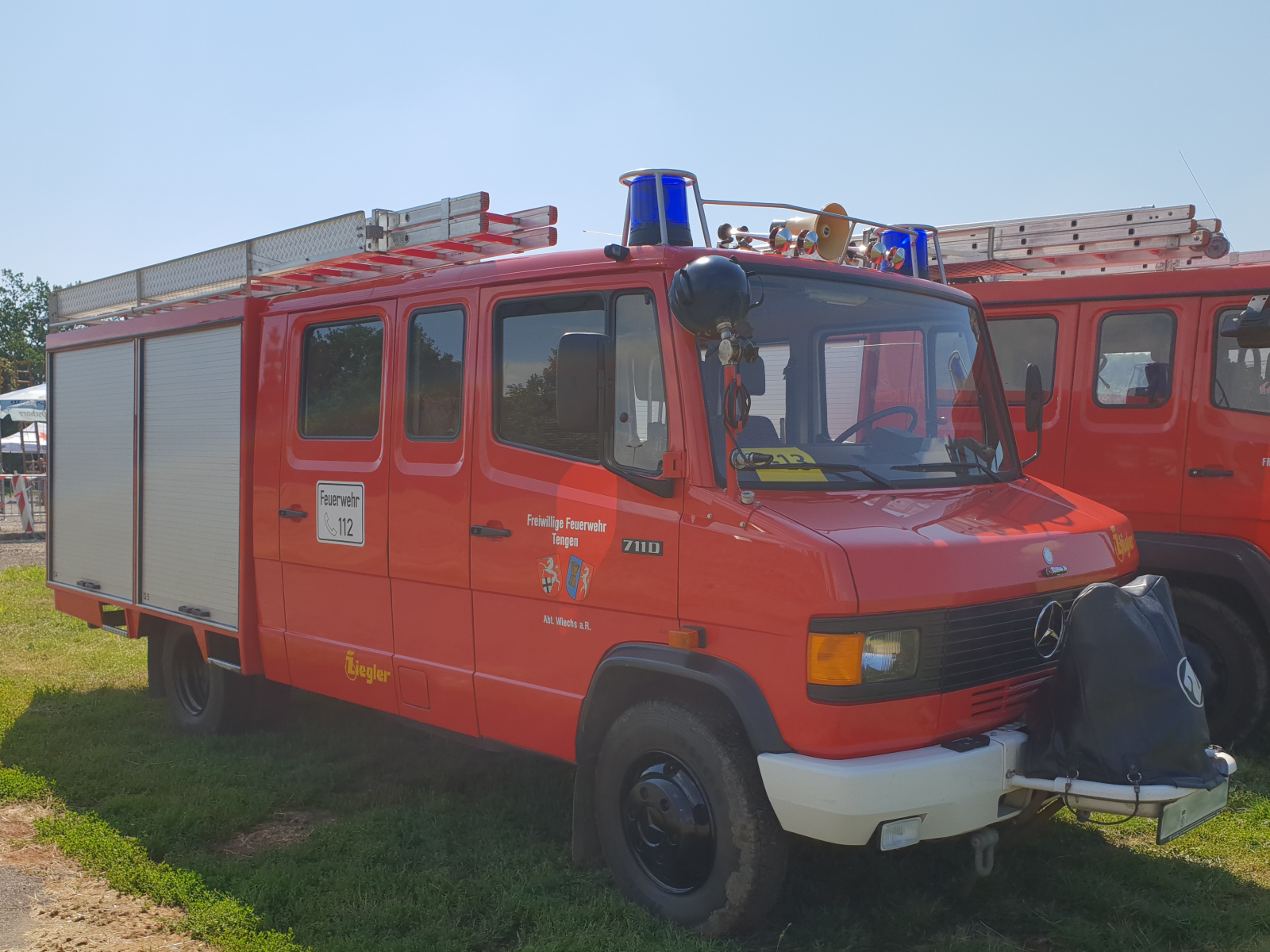 Mercedes Benz 711 D Feuerwehr mit Aufbau von Ziegler