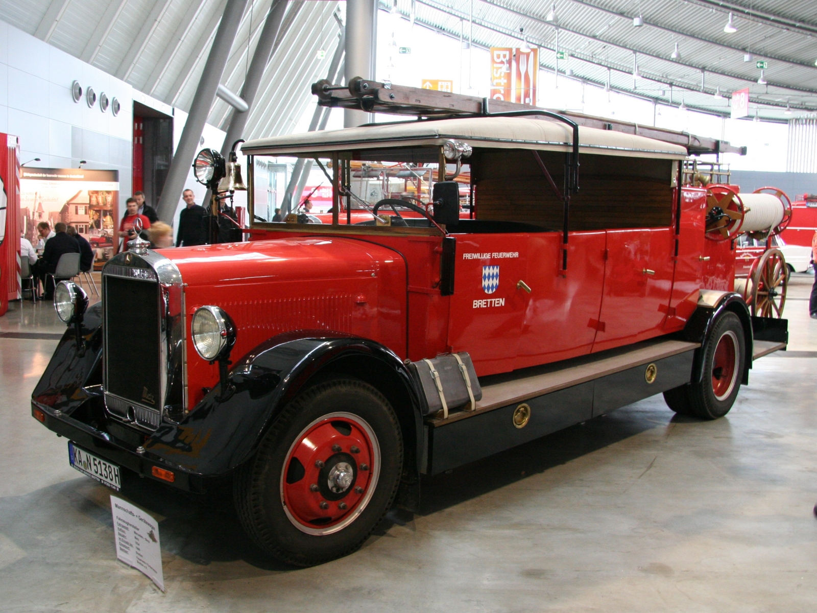 Mercedes Benz Typ L-60 Feuerwehr mit Aufbau von Metz