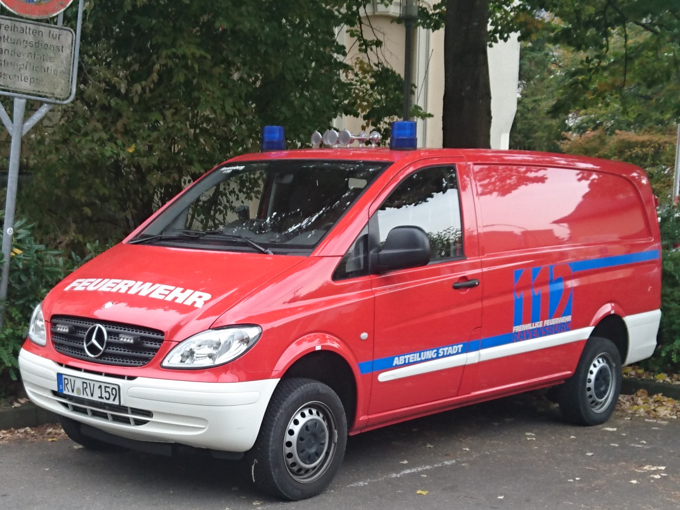 Mercedes Benz Vito 115 CDI 4x4 Feuerwehr