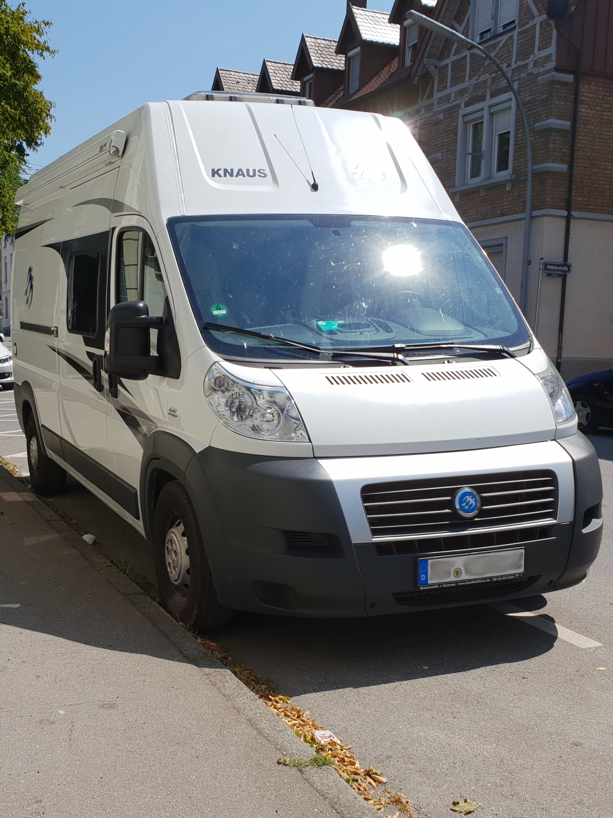 Fiat Ducato mit Aufbau von Knaus